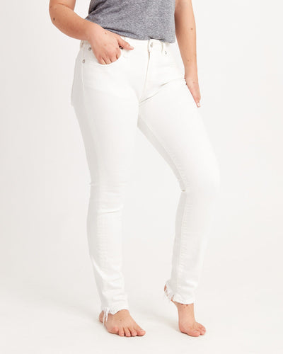 R13 Clothing Medium | US 28 Alison Crop Skinny Jeans in Garret White