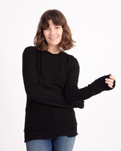 R13 Clothing Small Black Cashmere Pullover Sweater