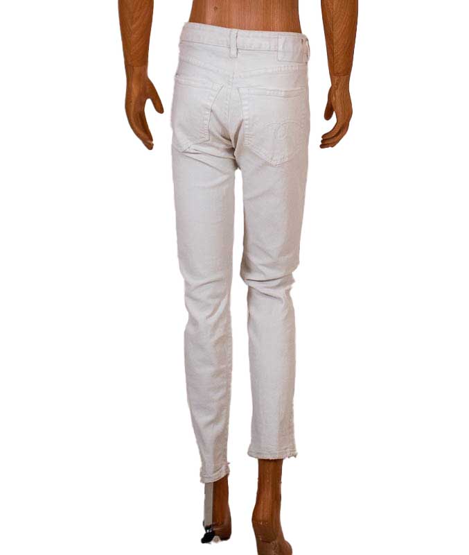 R13 Clothing Small | US 26 "Boy Skinny" Jeans in "White Riot" Color