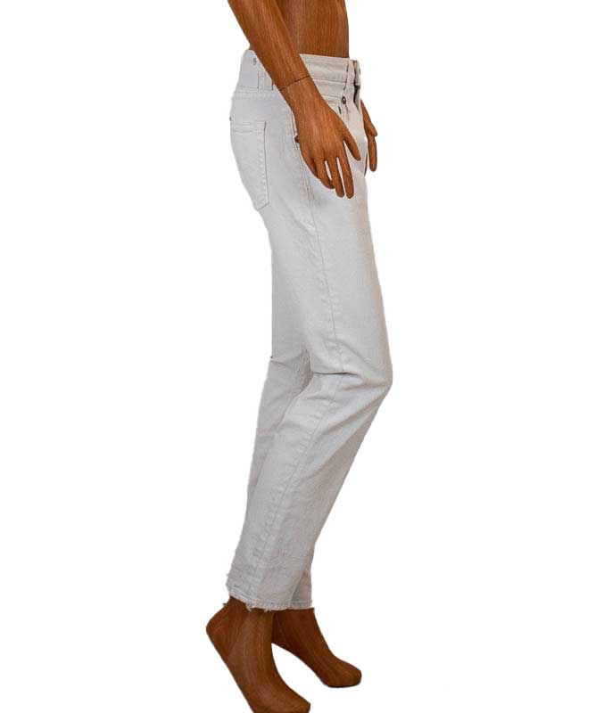 R13 Clothing Small | US 26 "Boy Skinny" Jeans in "White Riot" Color