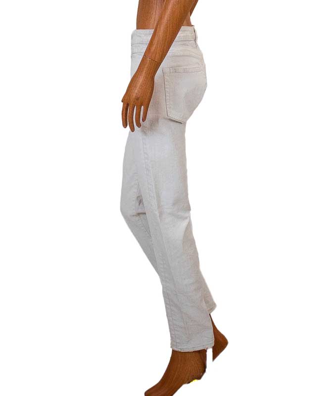 R13 Clothing Small | US 26 "Boy Skinny" Jeans in "White Riot" Color