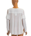 Rachel Comey Clothing Small | US 4 Ruffle Sleeve Peasant Top