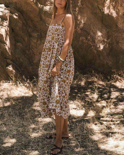 Rachel Pally Clothing Small "Cotton Syd Dress in Marigold"