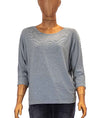 Rachel Zoe Clothing Large Striped Dolman Sleeve Tee