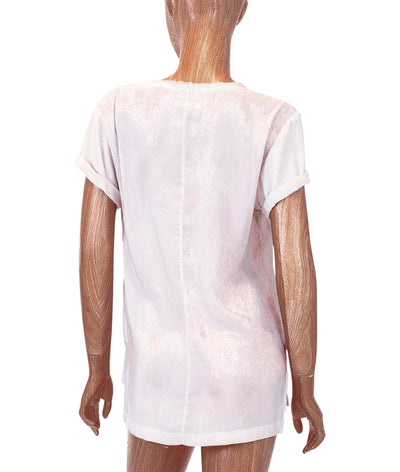 Rag and Bone Clothing Small Sheer Back Tee