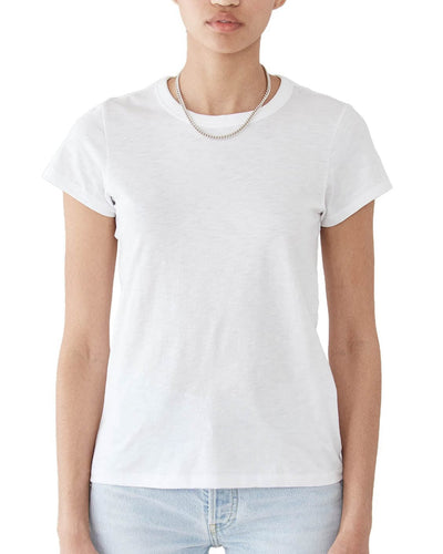 Rag & Bone Clothing Large White Slub Tee