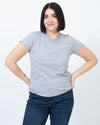 Rag & Bone Clothing Medium Plain Grey Tee