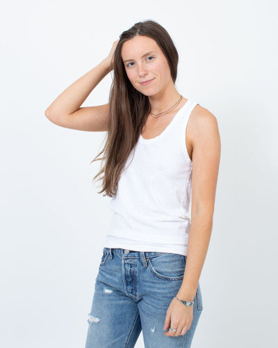 Rag & Bone Clothing Small Basic White Tank