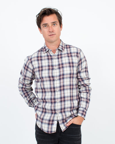 Rag & Bone Clothing Small Plaid Casual Button Down
