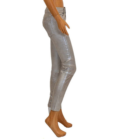 Rag & Bone Clothing XS | US 24 Silver Shimmer Lambskin Pants