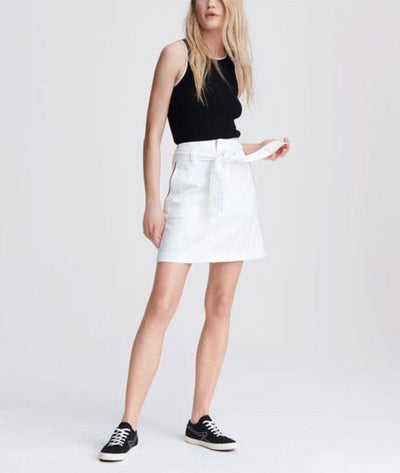 Rag & Bone Clothing XS | US 25 White Super HR Darted Skirt