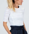 Rag & Bone Clothing XXS Leather Detail Blouse