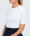 Rag & Bone Clothing XXS Leather Detail Blouse