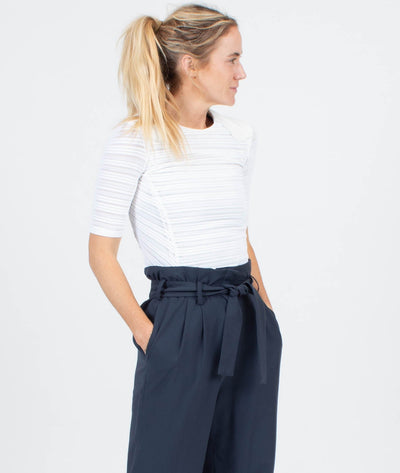 Rag & Bone Clothing XXS Leather Detail Blouse