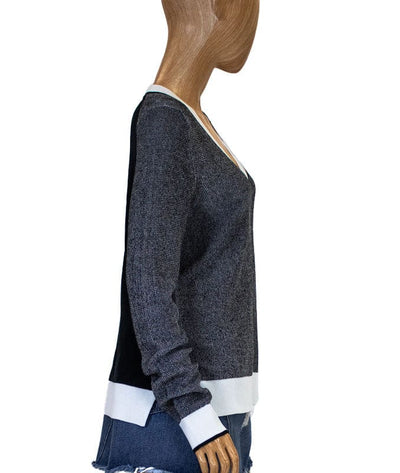 Rag & Bone/ JEAN Clothing Medium Lightweight Woven V-Neck Sweater