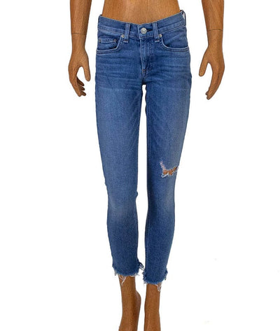 Rag & Bone/ JEAN Clothing XXS | US 23 "Capri" Distressed Crop Jeans