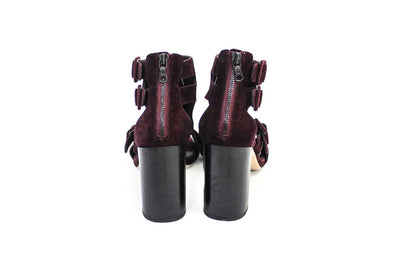 Rag & Bone Shoes Medium | US 9.5 I IT 39.5 Burgundy Suede Block Heel Sandals