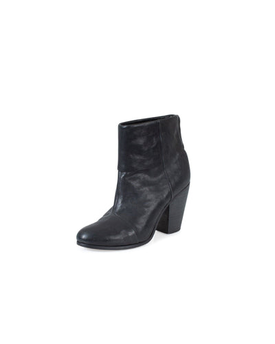 Rag & Bone Shoes Small Black Leather Newbury Ankle Boots