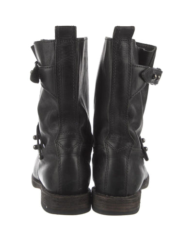 Rag & Bone Shoes Small | US 6.5 Leather Flat Moto Boot