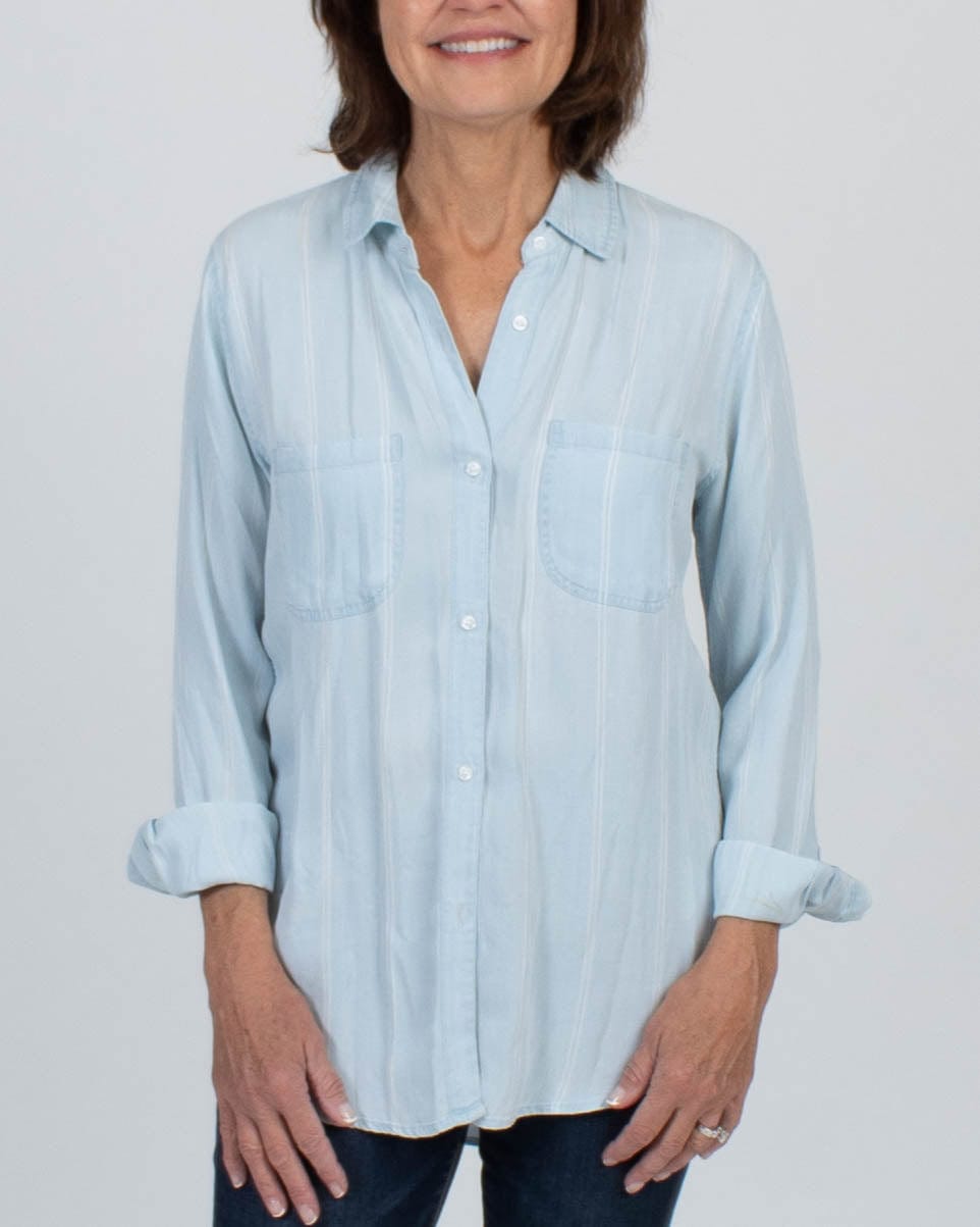 Rails Clothing Medium "Carter" Light Vintage Polar Stripe Top