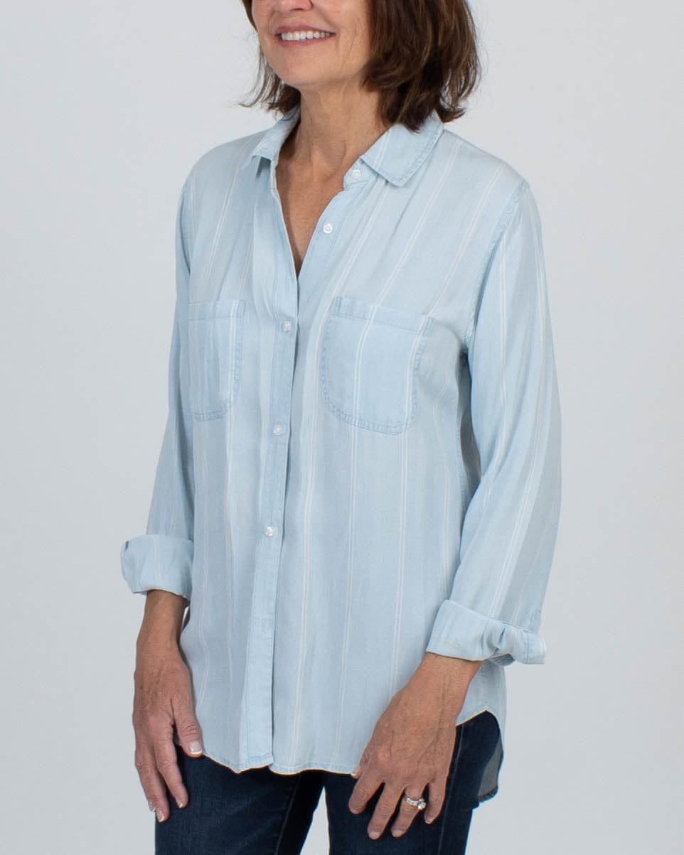 Rails Clothing Medium "Carter" Light Vintage Polar Stripe Top