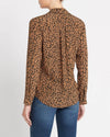Rails Clothing Medium "Rebel" Top in Batik Cheetah Print