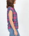 Rails Clothing Small "Brit" Sleeveless Plaid Button Down