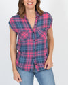 Rails Clothing Small "Brit" Sleeveless Plaid Button Down