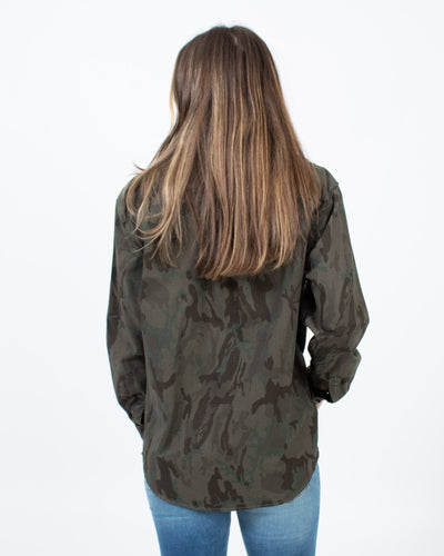 Rails Clothing Small Camo Button Down Blouse