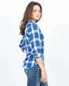 Rails Clothing XS Blue Plaid Button Down