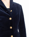 Ralph Lauren Clothing Medium | 6 Navy Velvet Blazer