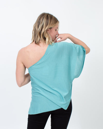 Ralph Lauren Clothing Small Silk One Shoulder Blouse