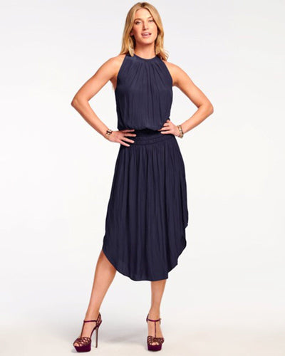 Ramy Brook Clothing Medium "Audrey" Smocked Midi Dress