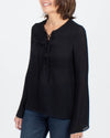 Ramy Brook Clothing Small Lace Up Silk Blouse
