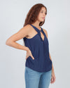 Ramy Brook Clothing Small Navy Sleeveless Blouse