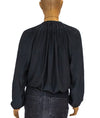Ramy Brook Clothing XS Black Blouse with Tassel Accent