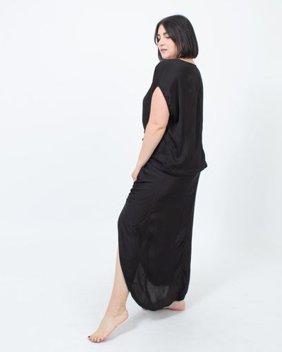 Raquel Allegra Clothing Large Asymmetrical Skirt Set