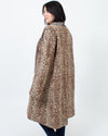 Raquel Allegra Clothing Large Reversible Peacoat with Waist Belt