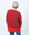 Raquel Allegra Clothing Large Striped Cashmere Sweater
