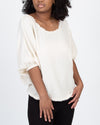 Raquel Allegra Clothing Medium Cotton Gauze Blouse