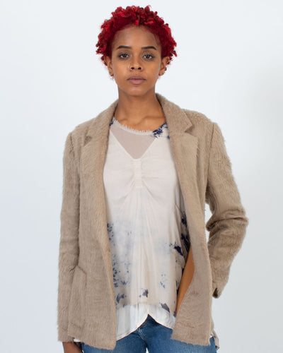 Raquel Allegra Clothing Medium Mohair Blazer