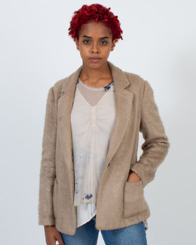 Raquel Allegra Clothing Medium Mohair Blazer