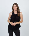 Raquel Allegra Clothing Medium Sleeveless Swooping Hemline Tank