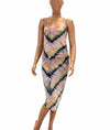 Raquel Allegra Clothing Medium Tie Dye Spaghetti Strap Dress
