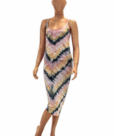 Raquel Allegra Clothing Medium Tie Dye Spaghetti Strap Dress