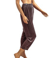 Raquel Allegra Clothing Medium Velvet Straight Leg Pants