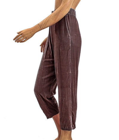 Raquel Allegra Clothing Medium Velvet Straight Leg Pants