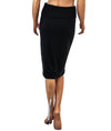 Raquel Allegra Clothing Small Casual Black Knee Length Skirt