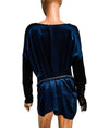 Raquel Allegra Clothing Small Long Sleeve Silk Tunic with Frayed Hem