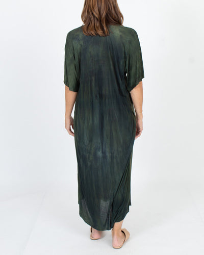 Raquel Allegra Clothing Small Printed Silk Dress